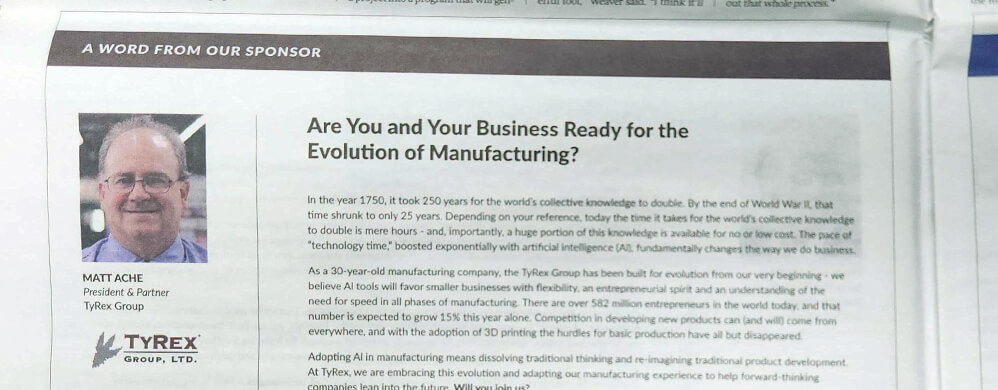 TRX in the News Clip out