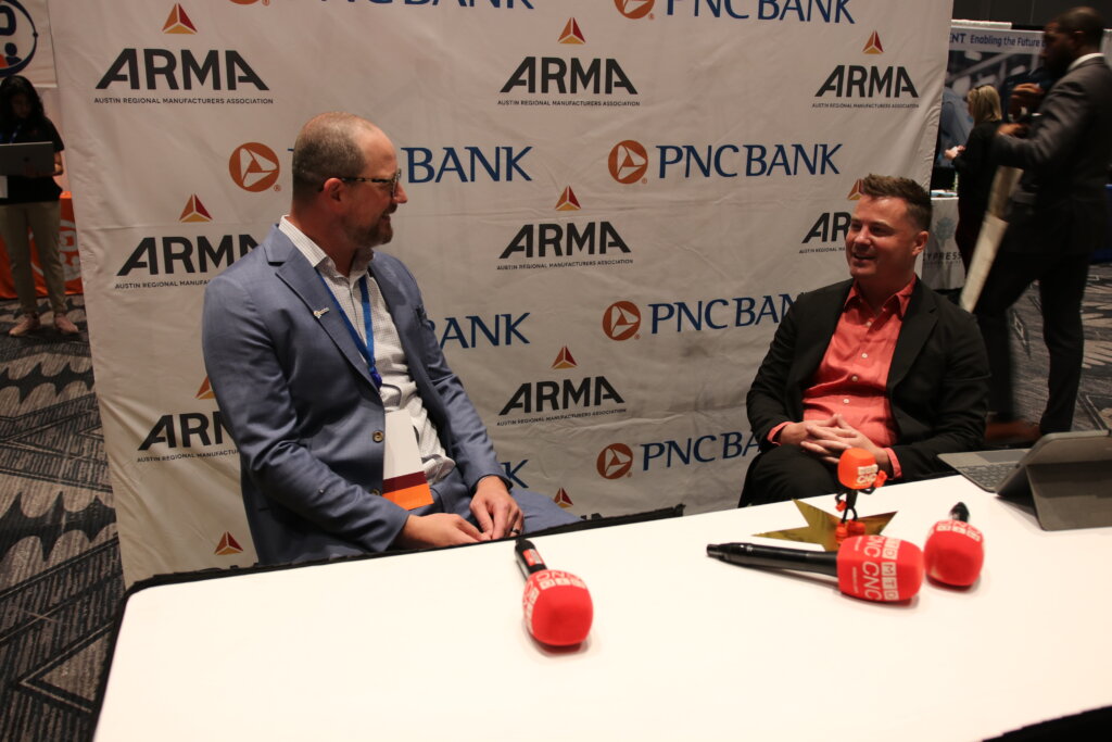 Joel and Tony Gunn at ARMA 2025 State of Manufacturing Expo & Conference